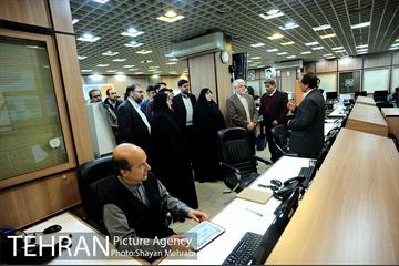 بازدید مجمع نمایندگان تهران در مجلس شورای اسلامی از ستاد مدیریت بحران شهر تهران 5