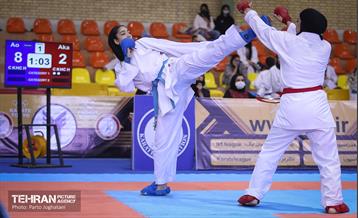 مسابقات انتخابی تیم ملی کاراته زنان 14