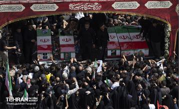 تشییع شهدای اقتدار ملی در تهران 10