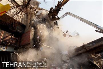 دومین روز عملیات امداد و نجات حادثه پلاسکو-1 17