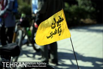 آیین درختکاری دوچرخه سواران تهران 8