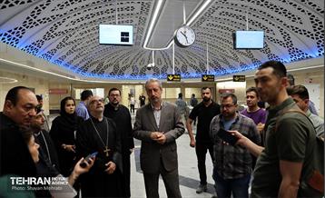 بازدید نمایندگان رسانه‌های خارجی از مترو مریم مقدس(س)  29