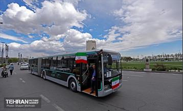 رونمایی از ۵۰ اتوبوس برقی و ۳۵ اتوبوس دوکابین 14