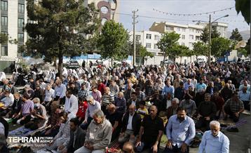 اقامه نماز عید سعید فطر در محله شهران 47