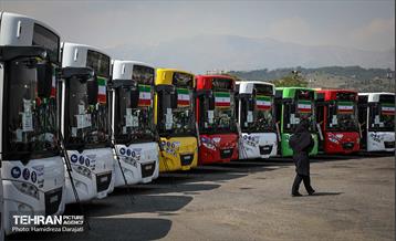 رونمایی از ۴۰ دستگاه اتوبوس شرکت واحد 16