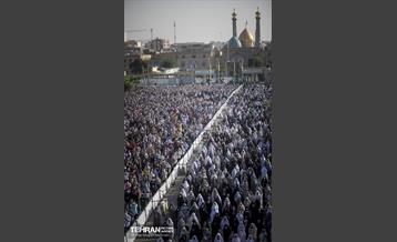 اقامه نماز عید سعید فطر در حرم عبدالعظیم الحسنی (ع)