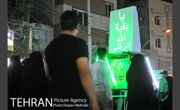 خیابان های تهران در شب میلاد امام زمان (عج) 17