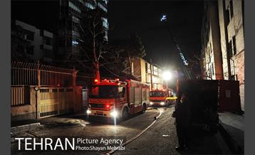 آتش سوزی در پاساژ پایتخت 3