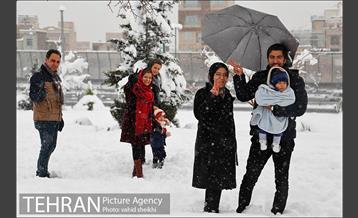تفریحات برفی مردم پایتخت 14