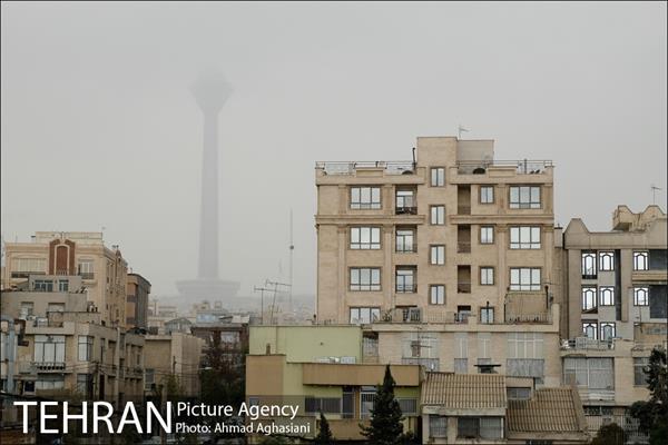بارش نخستین برف پاییزی تهران 1
