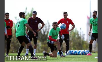 تمرین تیم ملی فوتبال 10