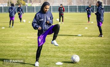 تمرین تیم ملی فوتبال زنان 10