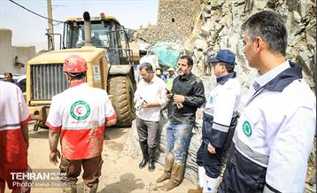 آغاز عملیات ساماندهی منطقه امامزاده داوود(ع) پس از سیلاب 23