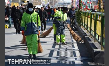 خدمات رسانی شهرداری تهران در راهپیمایی 22 بهمن 8