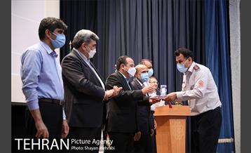 آیین تقدیر از آتش نشانان حریق پالایشگاه تهران 39