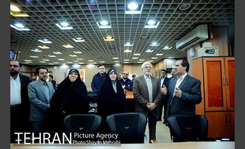 بازدید مجمع نمایندگان تهران در مجلس شورای اسلامی از ستاد مدیریت بحران شهر تهران 8