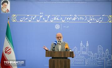 آیین رونمایی از ۱۱۰ دستگاه اتوبوس در ناوگان حمل و نقل عمومی 28