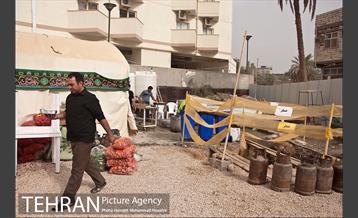 خدمات رسانی نیرو های خادم الحسین (ع) در کربلا 44