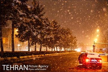 بارش برف در تهران  10