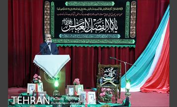 آیین رونمایى از تابلوى دارالشهدای دانش آموزى شهر تهران در منطقه 16 1