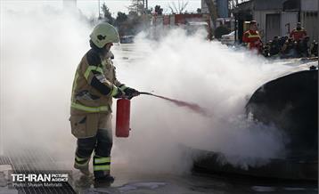 دوره آموزشی آتش‌نشانی ویژه خبرنگاران 12