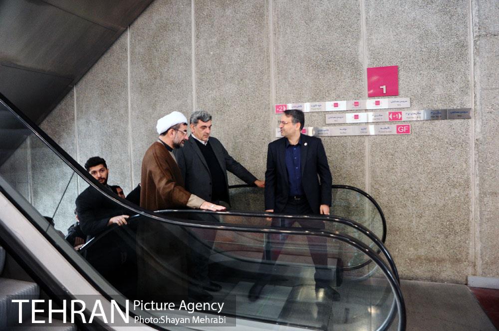 افتتاح و بهره برداری از طرح توسعه سینما گالری ملت با حضور شهردار تهران 48