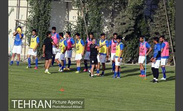 اولین تمرین تیم فوتبال استقلال تهران