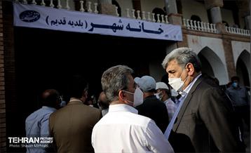 بازدید پیروز حناچی و مهدی چمران از پروژه خانه شهر(بلدیه قدیم) 33