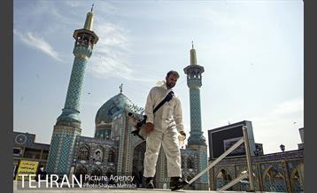 عملیات ضدعفونی امامزاده صالح(ع) 31