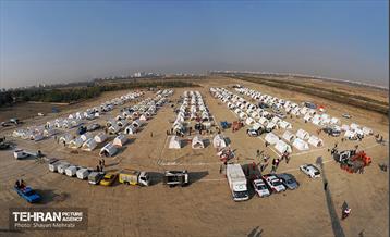 مانور تمرین اسکان اضطراری کلانشهر تهران 72