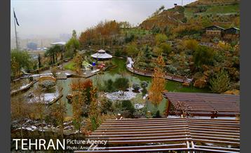 بارش پاییزی برف در ارتفاعات بوستان کوهستانی آبشار تهران‎ 16