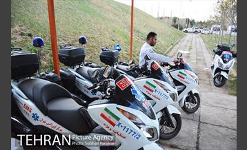 تحویل سال نو در پایگاه عملیات ویژه اورژانس تهران 1