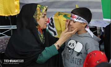 دومین سالگرد شهادت شهید آرمان علی وردی با شعار «آرمان روح‌الله آغاز نصرالله» 5