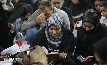 احیای شب‌ بیست‌ویکم ماه رمضان در مقبره الشهدای گمنام ندسا 45