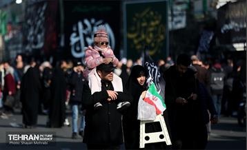 عزاداری شهادت حضرت فاطمه(س) در میدان هفت تیر 2