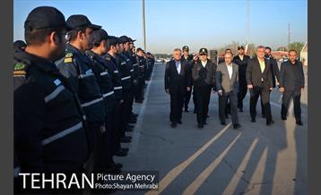 پیشواز نیروهای شهربان و حریم بان از نوروز با حضور شهردار تهران 13