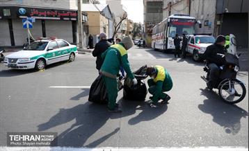 خدمات شهرداری تهران در پایان راهپیمایی ۲۲ بهمن 31