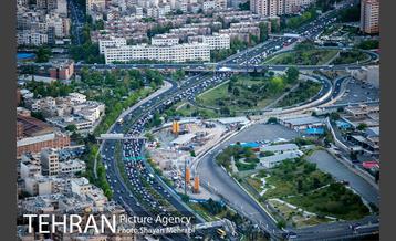 ترافیک شامگاهی خیابان های تهران 17