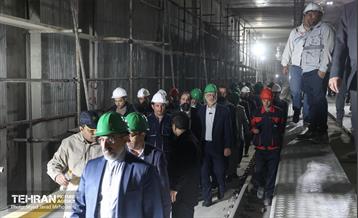 بازدید از دو ایستگاه مهم مترو 38