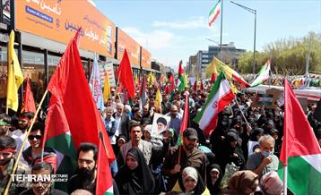 راهپیمایی روز قدس در پایتخت - 4 7