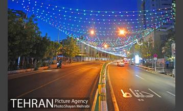 تونل نوری از میدان ونک تا بلوار میرداماد 1