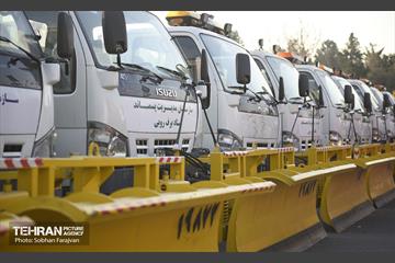 طرح زمستانه مشترک پلیس راهور و شهرداری تهران 24
