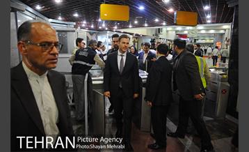 بازدید شهردار بلگراد از مترو خط یک 3