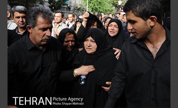 مراسم تشییع پیکر شهید آتش نشان علی قانع 15