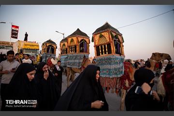 کاروان نمادین اسرای کربلا در مسیر طویریج  5