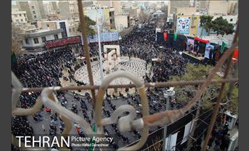 عزادارای ایام فاطمیه در میدان ابوذر 21