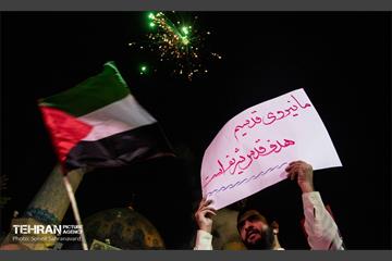 تجمع مردمی در حمایت از پیروزی مردم فلسطین 12