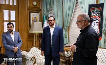 دیدار شهردار تهران با شهردار صنعا پایتخت یمن