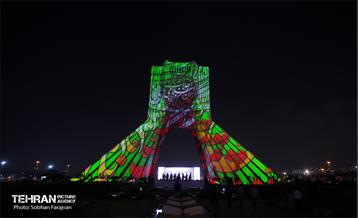 نورافشانی جشن پیروزی انقلاب اسلامی در میدان آزادی 47