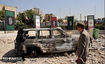 بازدید از مناطق تخریب شده حملات رژیم صهیونی 18